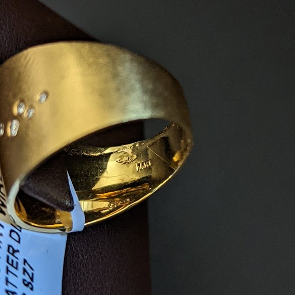 14K Yellow Gold and Diamond Ring from the Marika Desert Gold collection - Picture 7 of 7